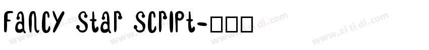 Fancy Star Script字体转换